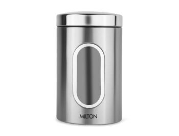 Steel Clear Round Jar 200